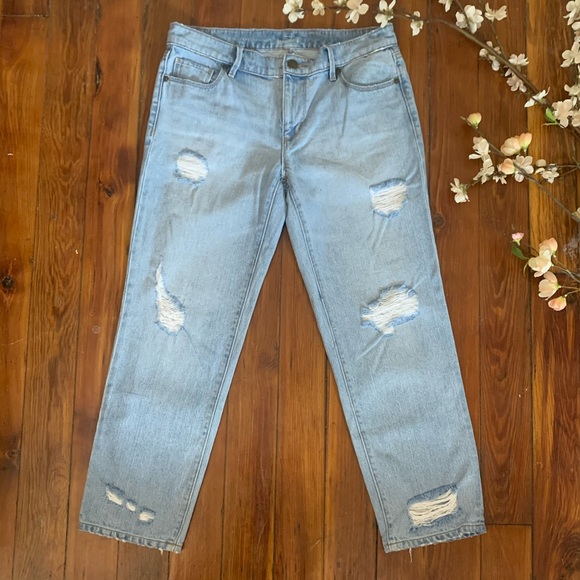 LOFT | Relaxed Straight Crop Jeans | 2 - Picture 2 of 9